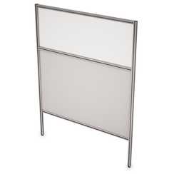7ПДС.1310 Перегородка просвет АРГО, ЛДСП+СТЕКЛО (700*1300*29)