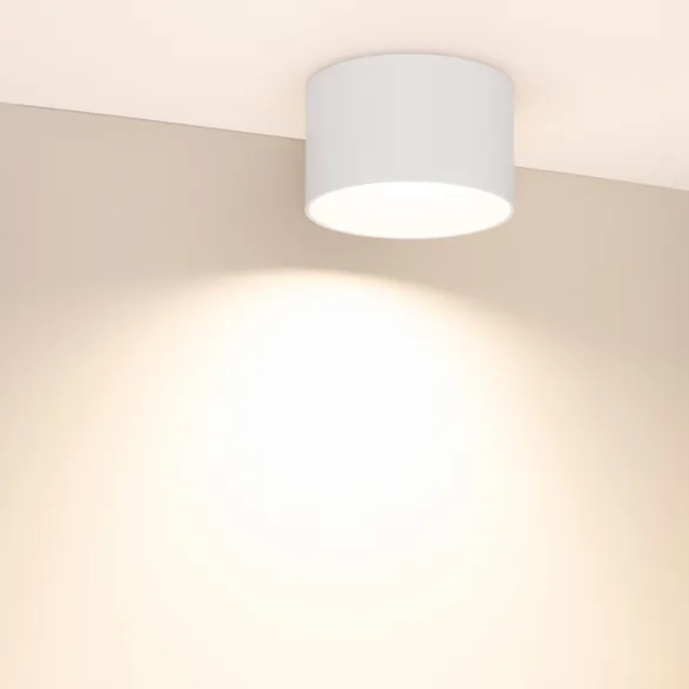 Светильник SP-BISCOTTO-R140-15W Warm3300-MIX (WH, 80 deg, 230V) (Arlight, IP54 Металл, 5 лет) 054917