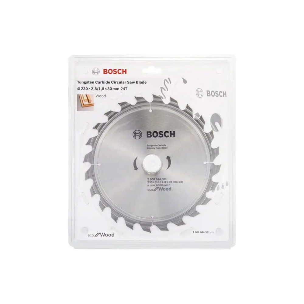 Пильный диск Eco for wood 230X30-24T BOSCH 2608644381