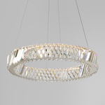 Подвесной светильник с хрусталем 101004 LED никель хрусталь Strotskis