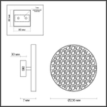 5079/15WL ODL Светильник LED 15Вт 3000/4000/6000К 220В IP20 L-VISION