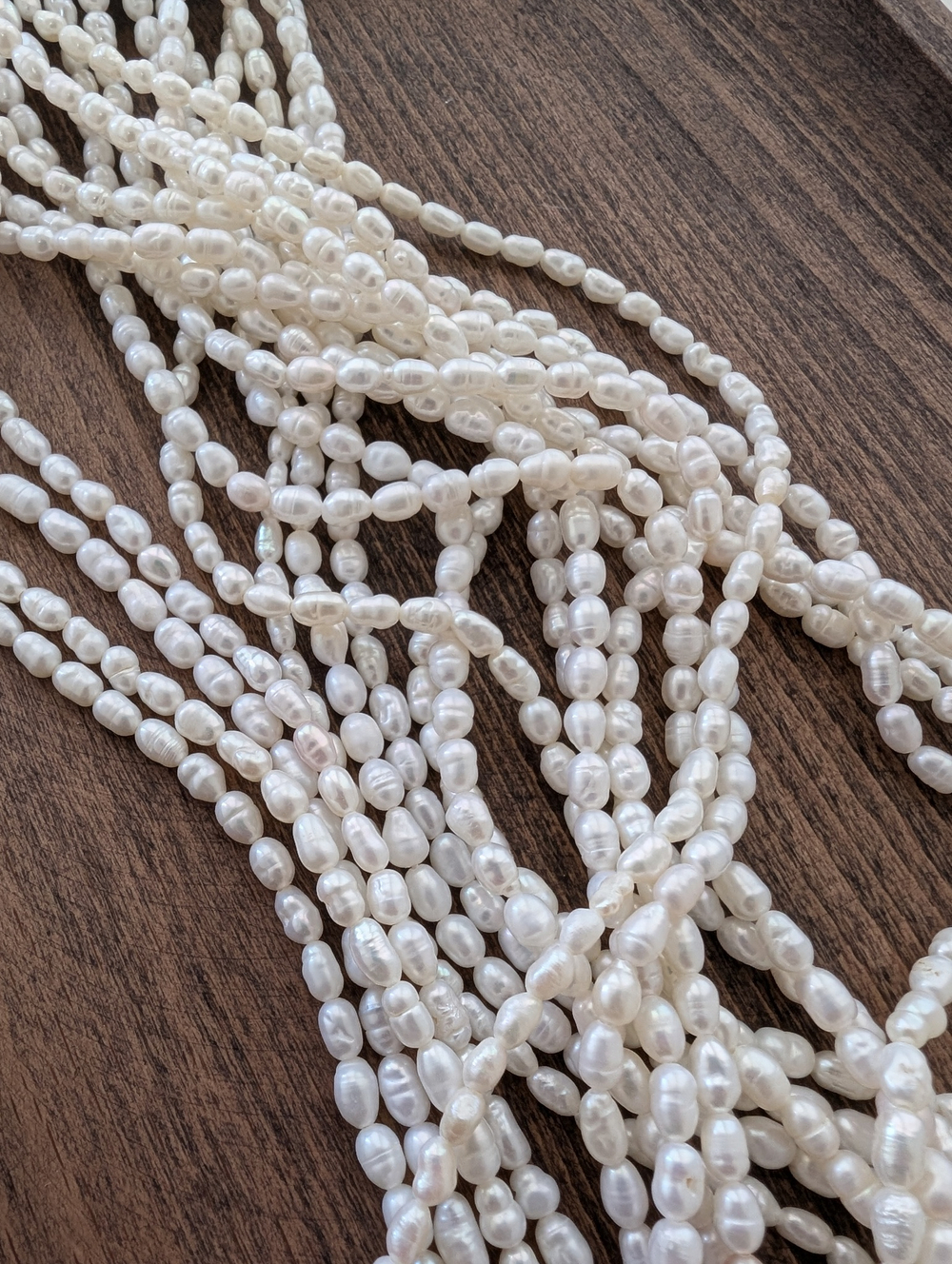 Жемчуг натуральный 3.5-3.8мм