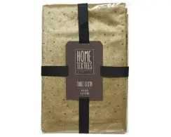 Новогодняя скатерть Золотой век 140х180 см., золотой., Kaemingk (668524)