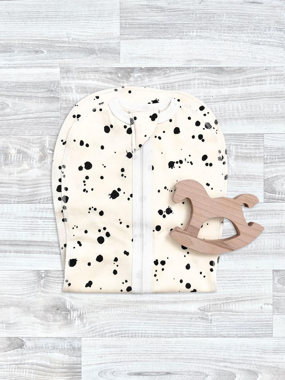 Пелёнка-кокон Mjölk Кляксы, уценка