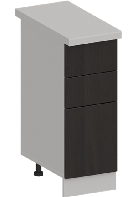 Кухня Модуль ШН3Я 300 Белый / Ликата