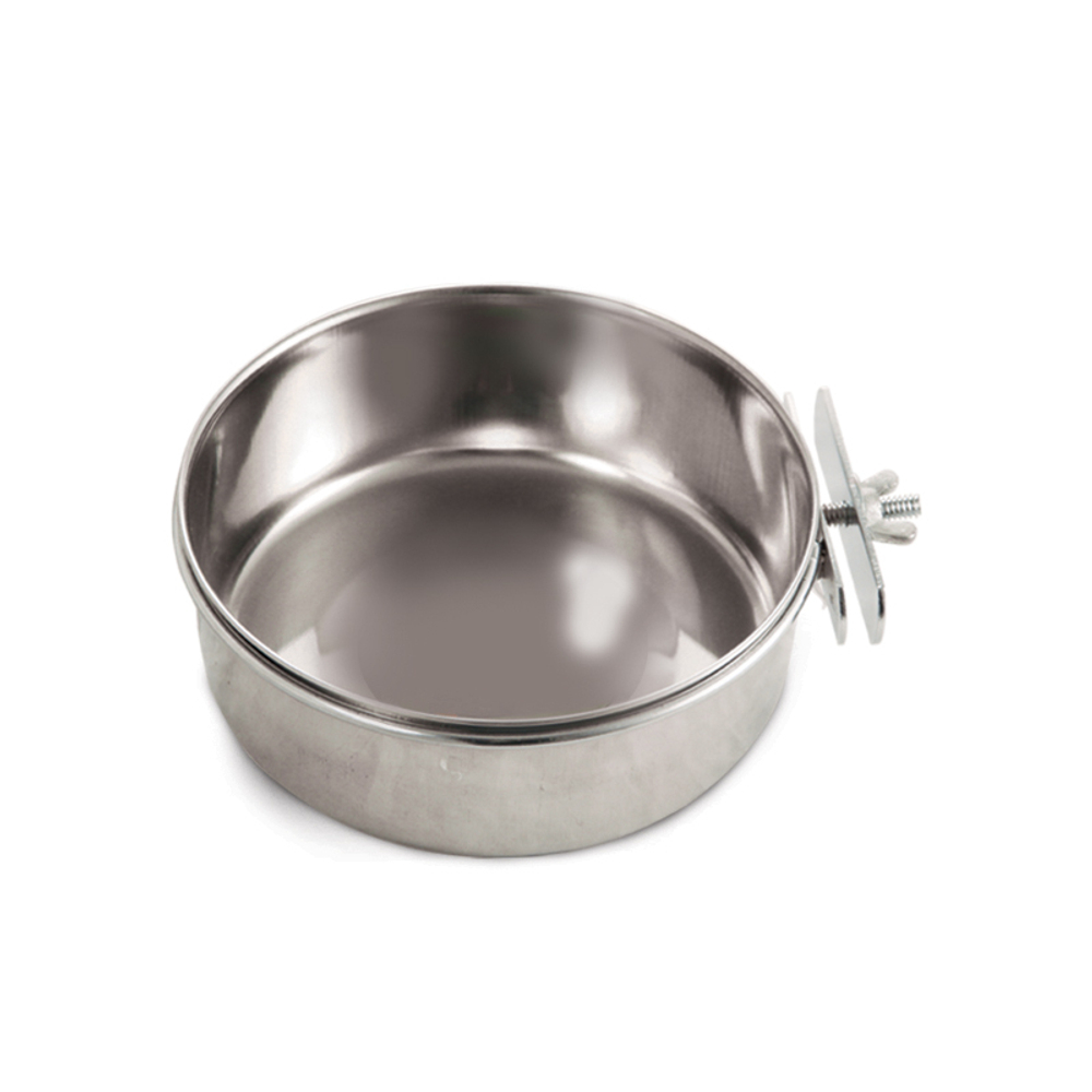 Triol Миска для животных металлическая с креплением "Смак", 0.25л, Triol