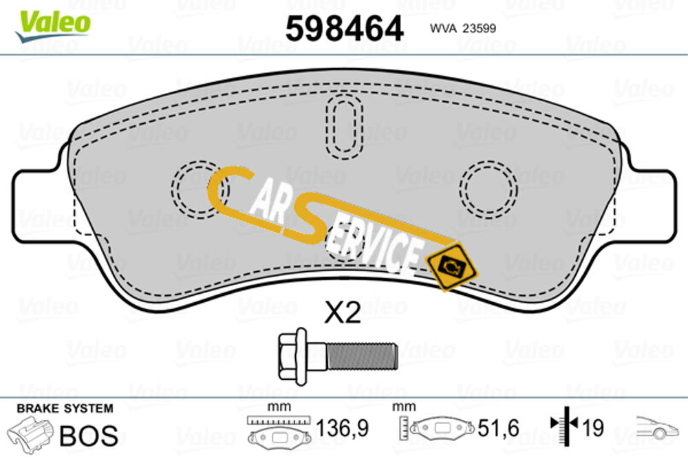 VALEO - 598464