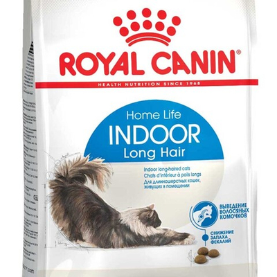 Royal Canin корм для кошек домашних, длинношерстных с курицей (Indoor Long Hair)