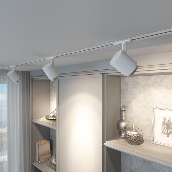 Трековый светодиодный светильник Elektrostandard Cors 85513/01 белый/серебро a062390