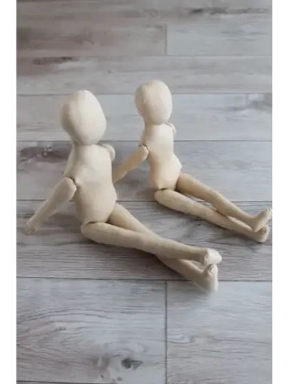 Комплект бумажных выкроек тел интерьерных кукол Пара