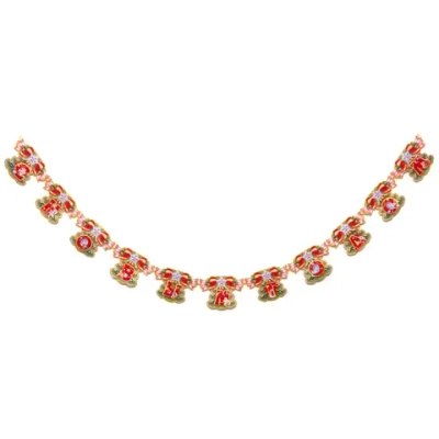 Растяжка бумажная новогодняя «С Новым Годом - Бантики» 220 см