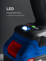 Дрель-шуруповерт аккумуляторная ЗУБР DB-50-42 КОМПАКТ #3 20 B, 50 H·м, 2 АКБ LMS (4 A·ч)