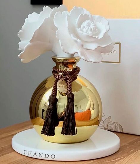 Showy Peony, ароматический диффузор с необычными палочками, Chando