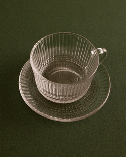 Zara Home стакан из стекла, цвет прозрачный, 10 см · 6289/209