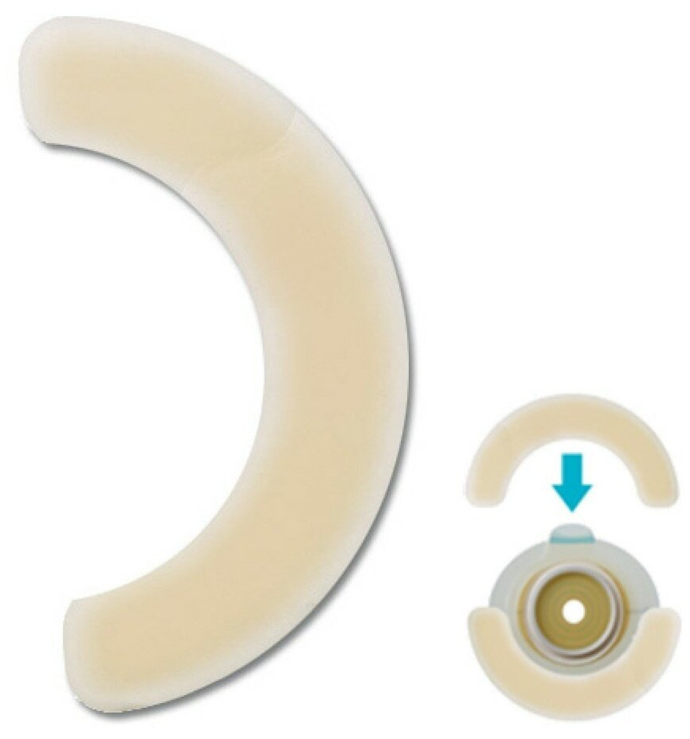 20 шт. Эластичная пластина-полукольцо Brava® Coloplast для дополнительной фиксации калоприемников