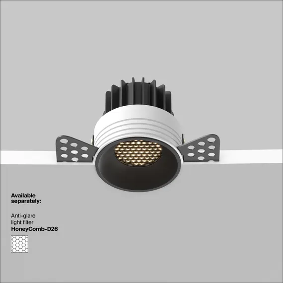 Встраиваемый светильник Раунд / Round 7 Вт 3000 К 50° Technical dl058-7w3k-trs-b