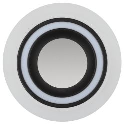 Светильник встраиваемый декоративный ЭРА DK90 WH/BK под лампу MR16 GU5.3 белый/черный