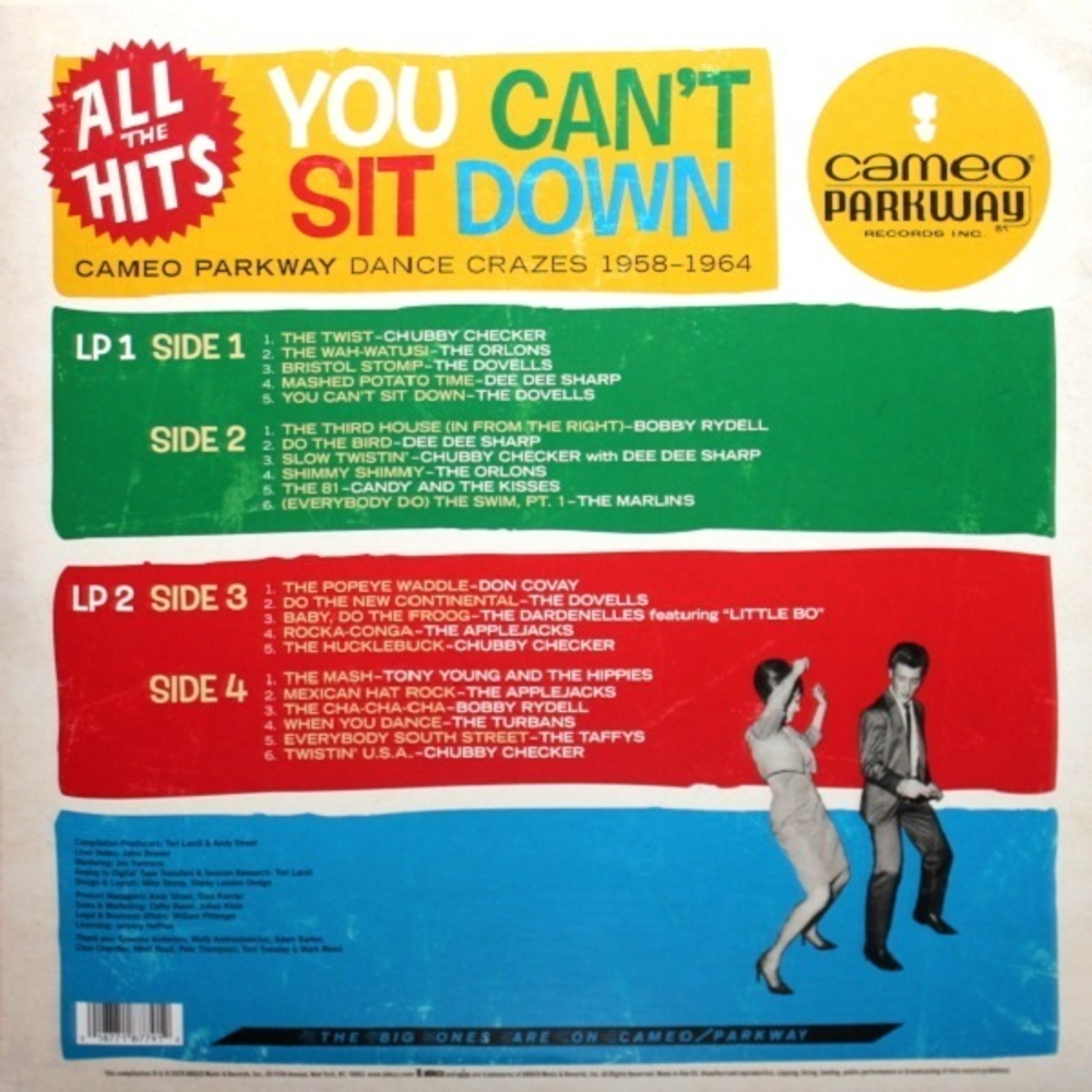 Сборник / You Can't Sit Down - Cameo Parkway Dance Crazes (Limited Edition)(Coloured Vinyl)(2LP)