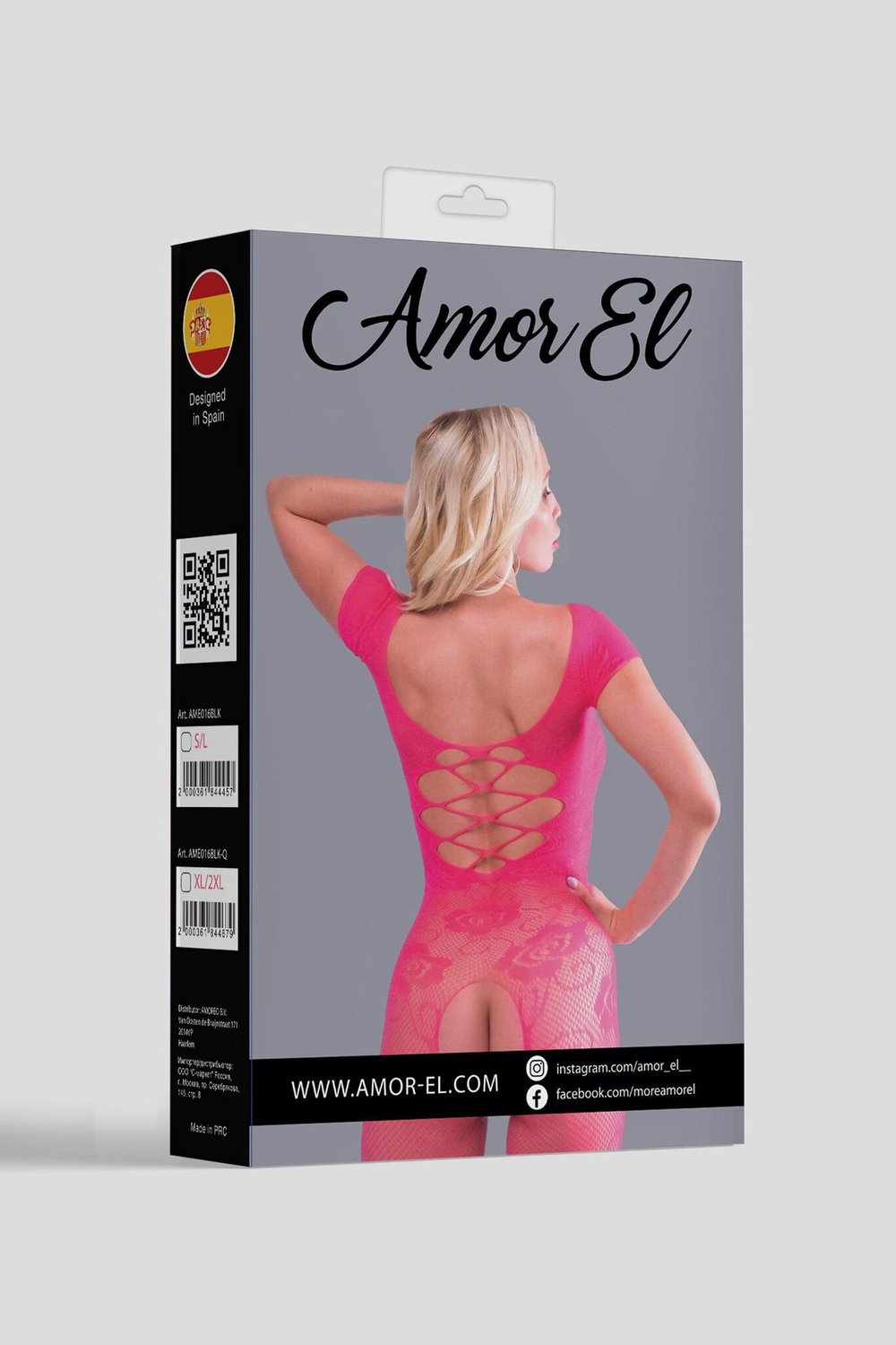 Соблазнительный комбинезон Cristina с доступом (Размер: S-M-L) (Цвет: черный)