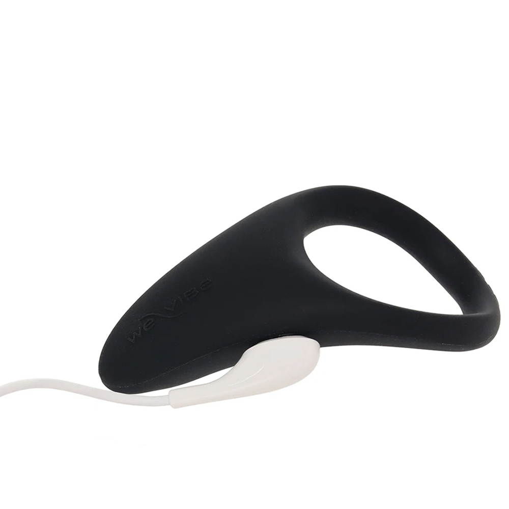 Черное эрекционное виброкольцо 3,3см с управлением через приложение We-Vibe Verge 2 Triple Smart Stimulator Vibrating Ring Black SNVG2SG9