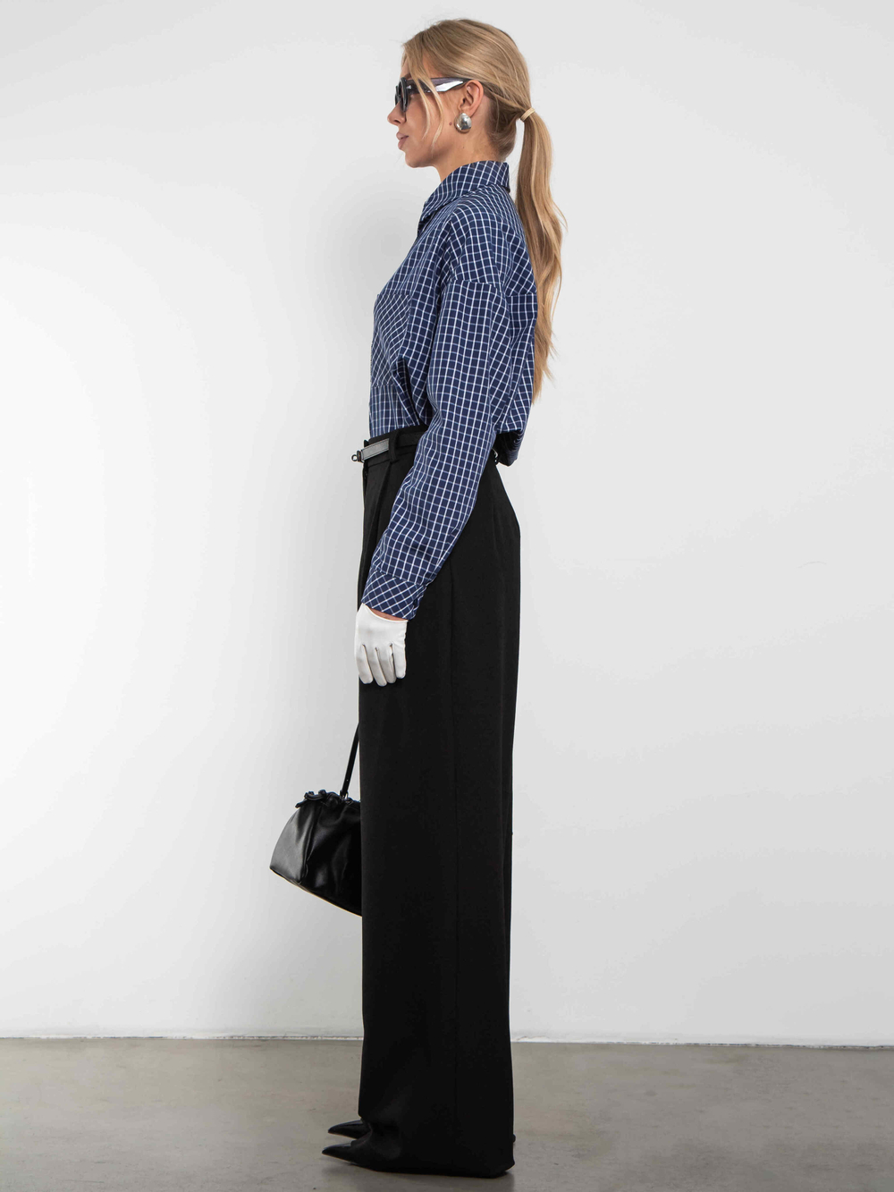 Брюки палаццо Basic (черный)