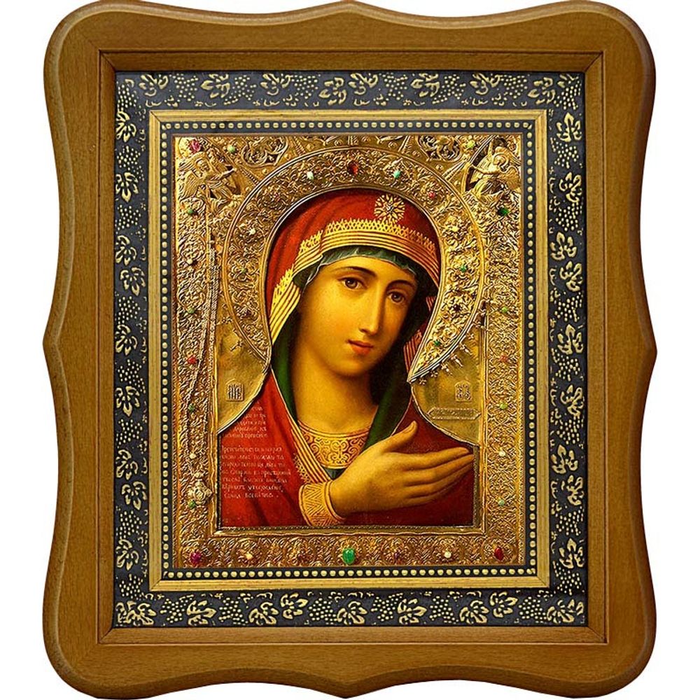 Икона Божьей Матери "Скоропослушница" на холсте. Невский список.