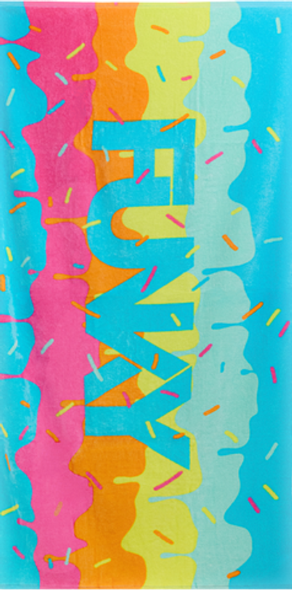 Хлопковое полотенце FUNKY Melting Mayhem