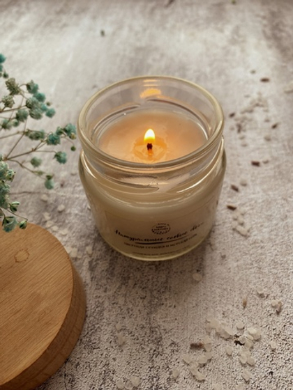 Свеча из 100% соевого воска