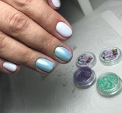 Радужная втирка "Пигмент единорога" Бирюзовый, 0,2 гр