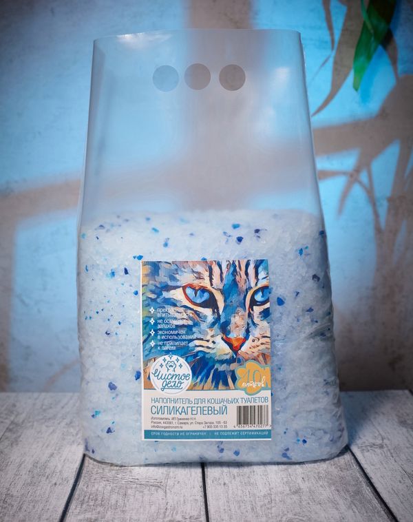 Силикагелевый наполнитель Чистое дело 