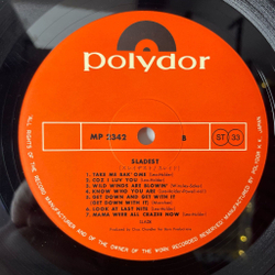 Винтажная виниловая пластинка LP Slade Sladest (Japan 1974) (No Obi)