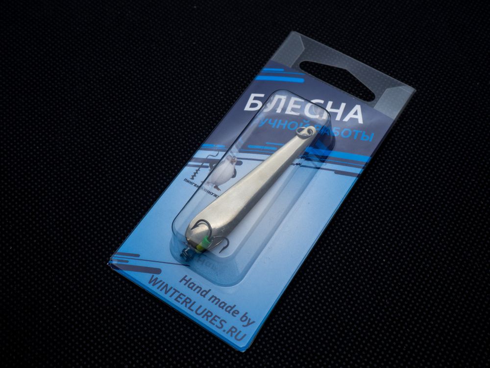 Зимняя блесна Капля-окуневая тройник, 60мм