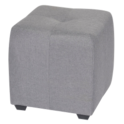 Пуф Николь Серый Рогожка