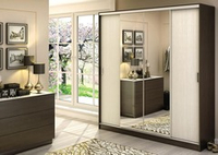 Альянс Шкаф-купе 2.0м Венге / Дуб белфорт