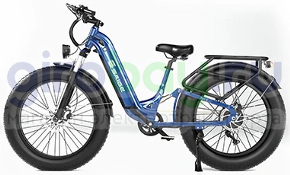 Электровелосипед Saige Rail 6 (48V/20Ah) - Синий фото №1