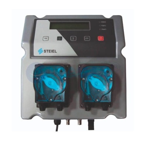 Контроллер Steiel EF265 pH/Rx +перистальтические насосы 1,5 и 6 л/ч до 300м3 (84008015761/AQM)