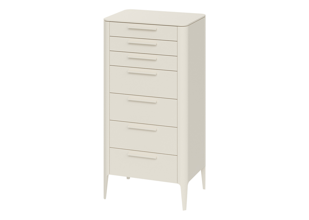 Комод Type высокии? 7 ящиков (молочный)