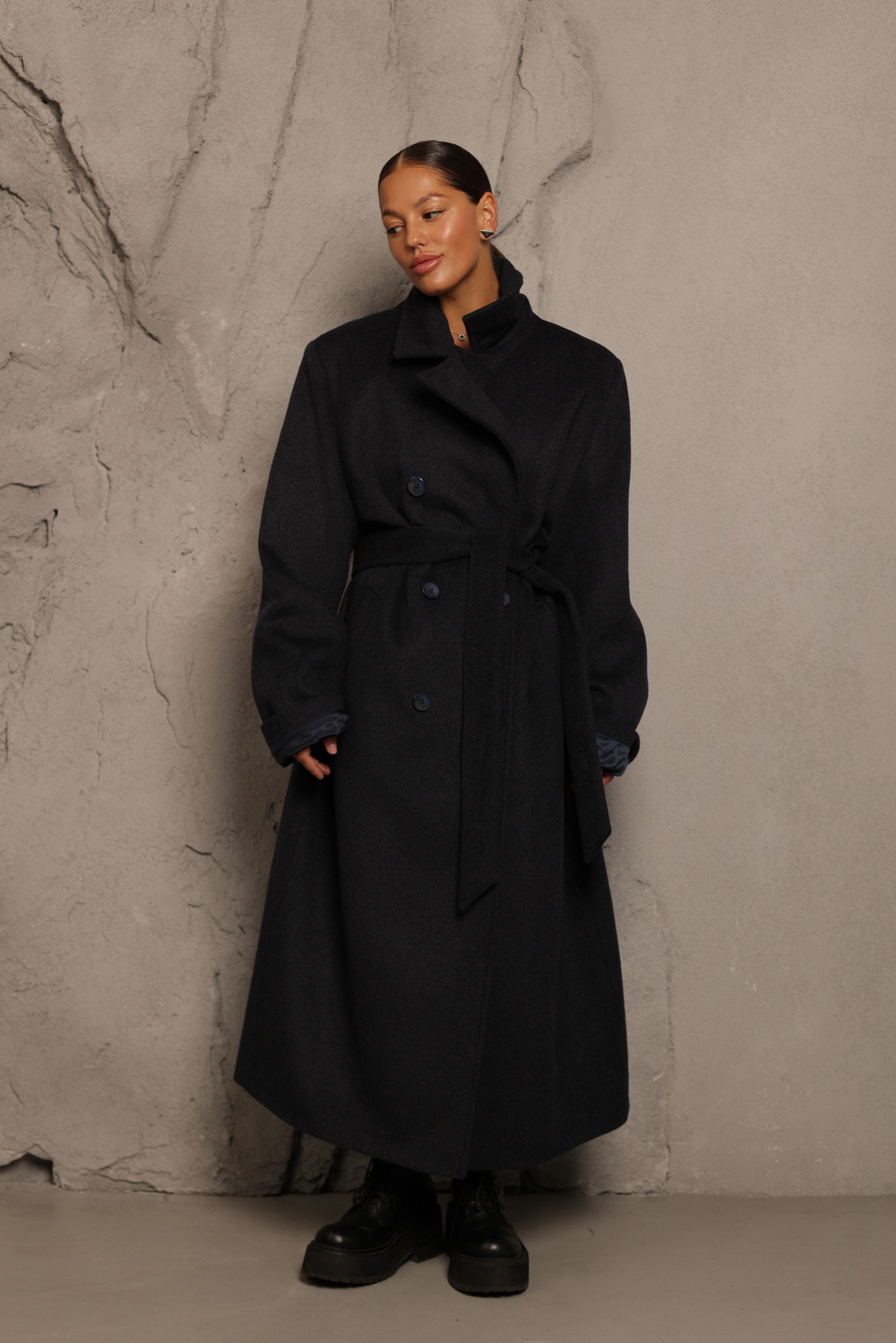 Пальто OVER миди