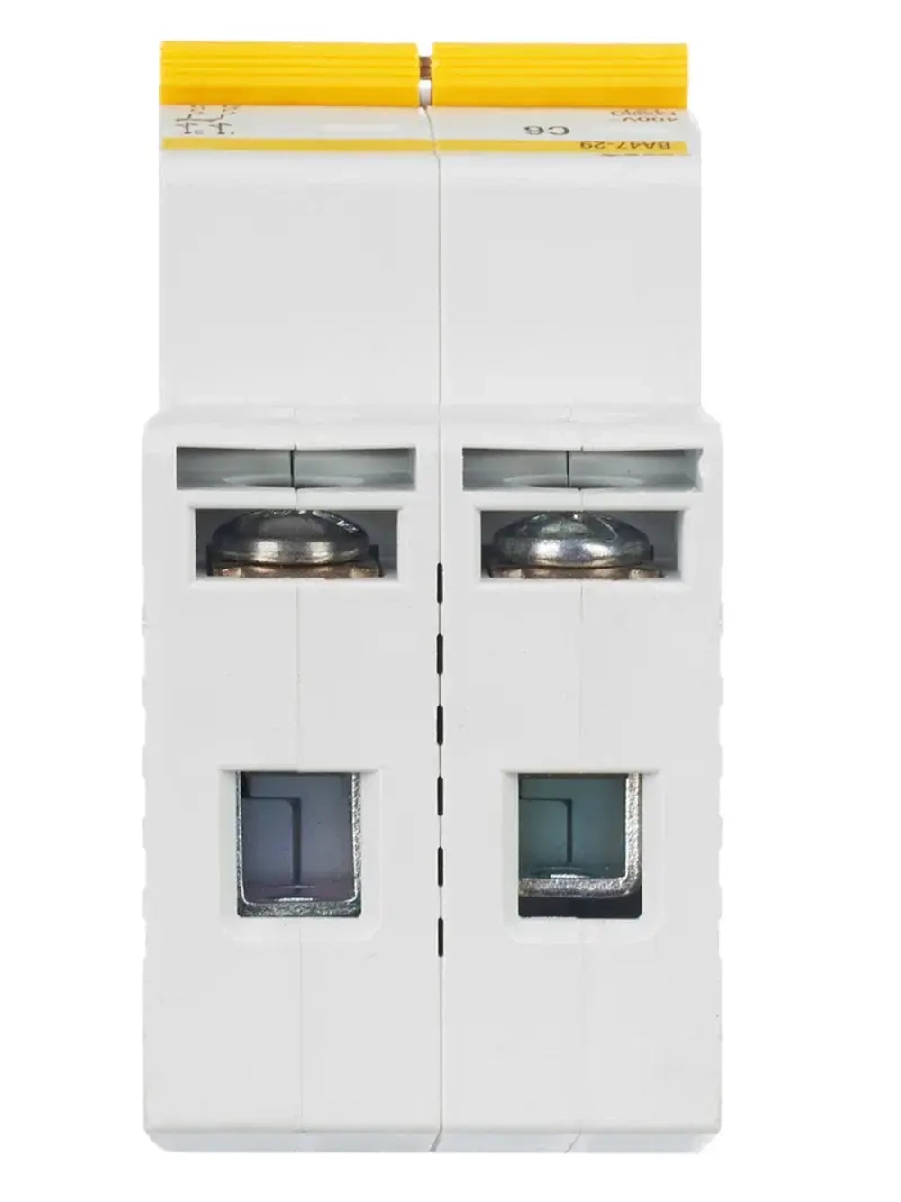 Автоматический выключатель IEK BA47-29 C, 6A, 2P, 400 V