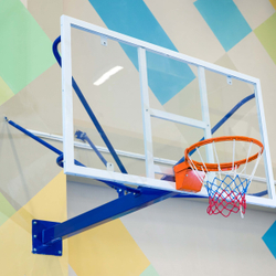 Ферма для баскетбольного щита игрового на растяжках вынос 1200 мм ZAVODSPORTA
