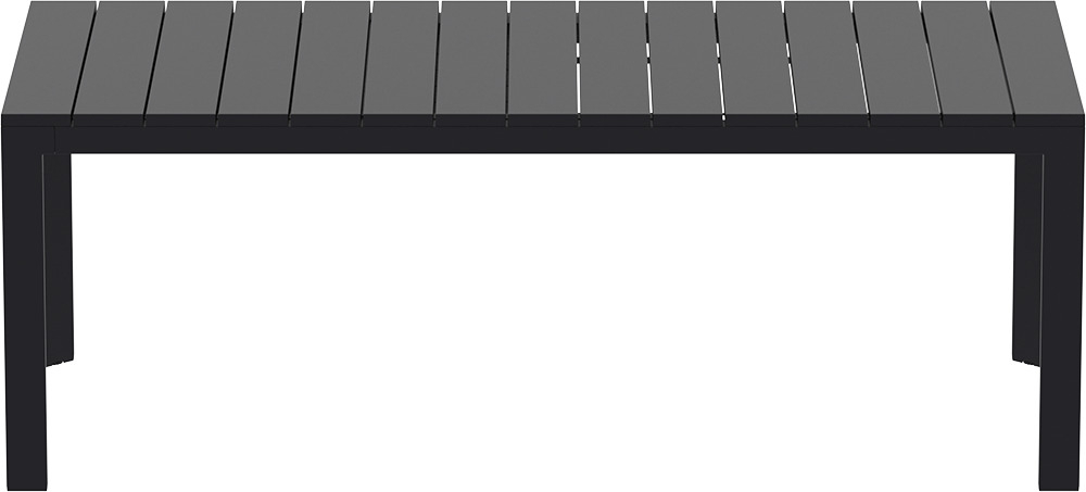 Стол пластиковый раздвижной Siesta Contract Atlantic Table 210/280, черный