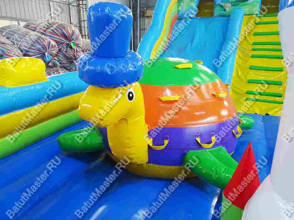 Коммерческий надувной батут "Сказочный мир" 15*7*4 м