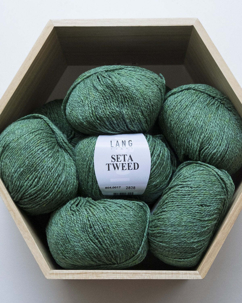 -40% Seta Tweed 5x25g green