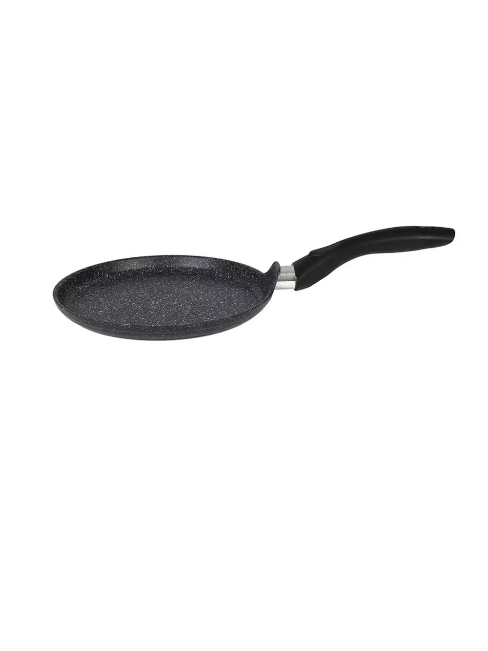 Сковорода блинная KUKMARA АП Granit (black) индукция 220мм с ручкой. арт. GB21122i