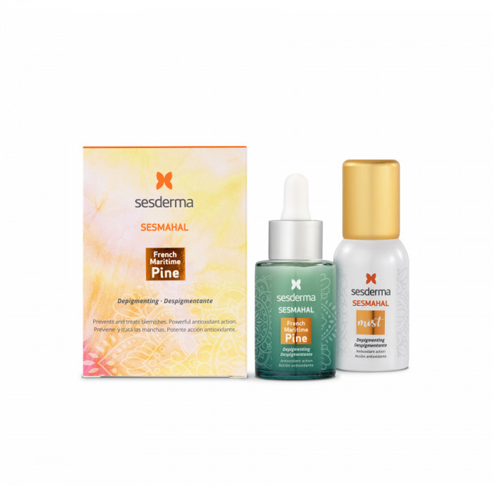 Sesderma SESMAHAL French Maritime Pine - Подарочный набор депигментирующий: Cыворотка, 30 мл + Спрей-мист, 30 мл