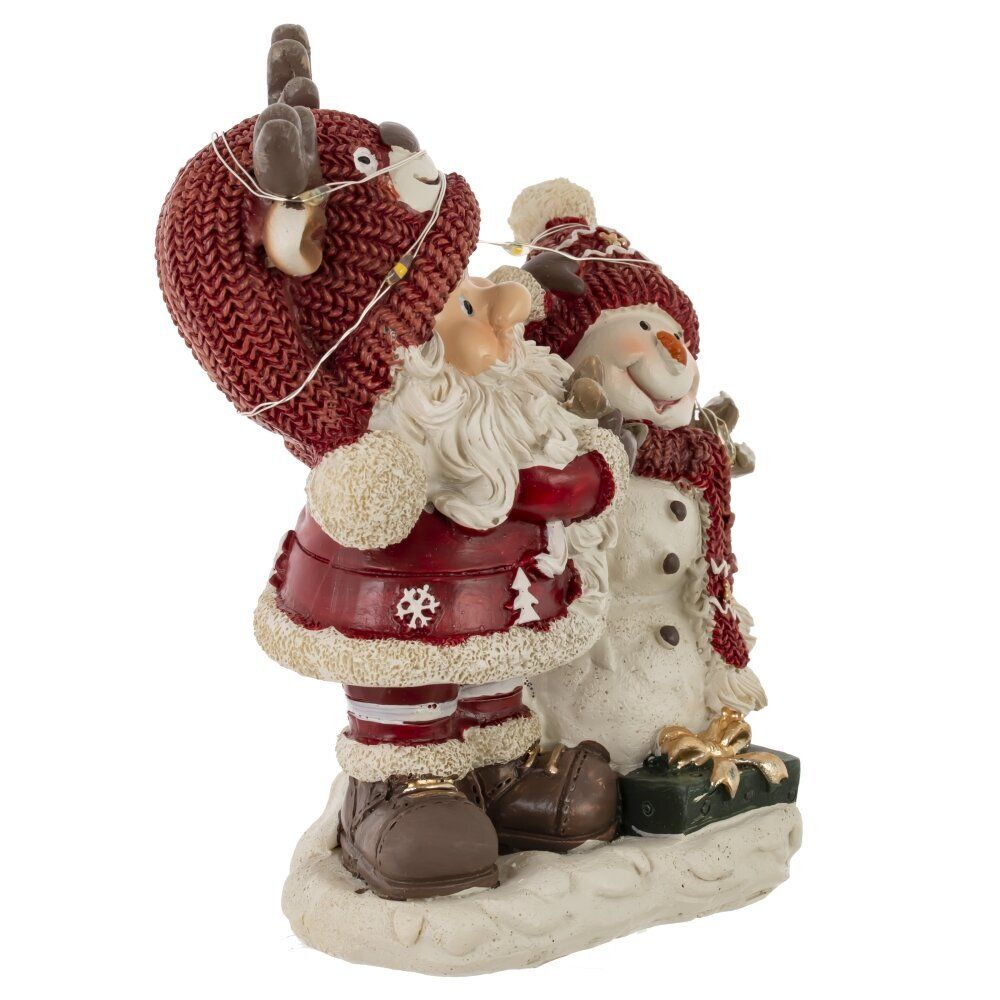 GAEM Фигурка декоративная "Дед Мороз", с подсветкой (3хLR44,н/п), L1, L11,5 W7 H13 см, 2в.