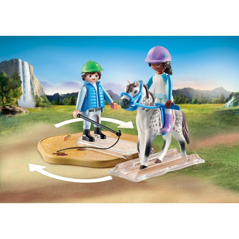 Playmobil - Лошади водопада Современная конно-спортивная арена 71637