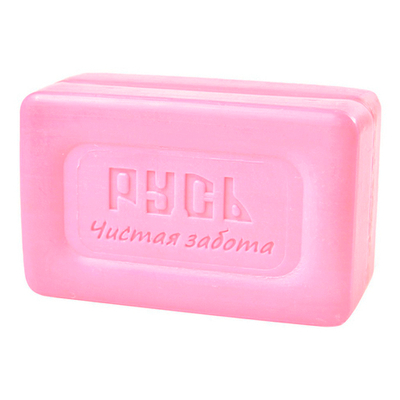 ЭФКО туал.мыло Русь "Чистая забота"180 гр. ярко-розовое