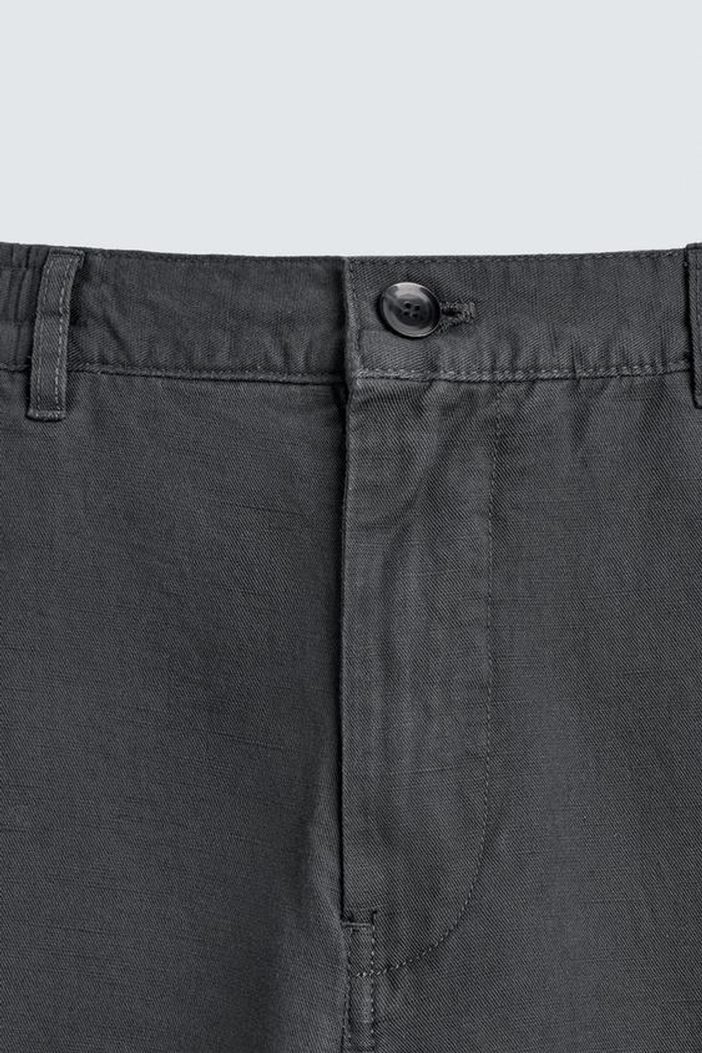 ZARA СВОБОДНЫЕ БРЮКИ STRAIGHT FIT, СТАЛЬНОЙ