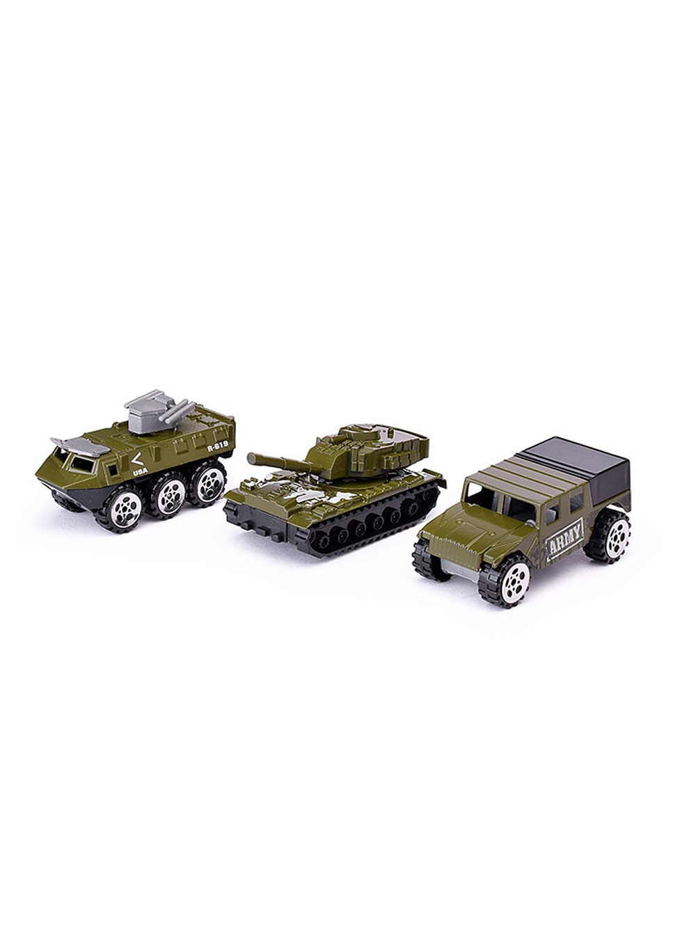 Набор детский Автовоз с военной техникой (2218-10G)
